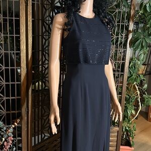 NWT RIMINI MAXI NAVY DRESS 4